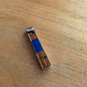 1.5” long dichroic glass pendant